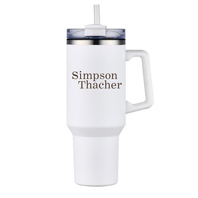 Aqueduct-IV 40 Oz. Travel Tumblers with Straw