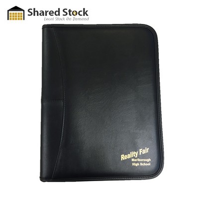 Lenox Elite Padfolio with Zipper Closure with Custom Imprint